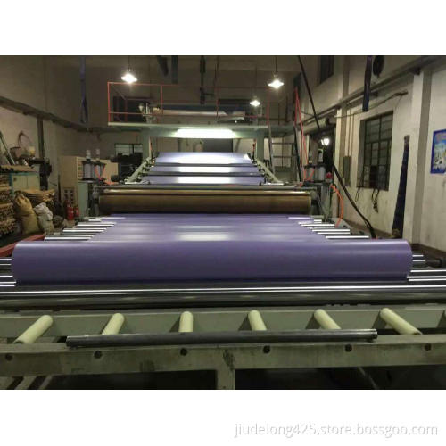 Waterproof coiled material production line